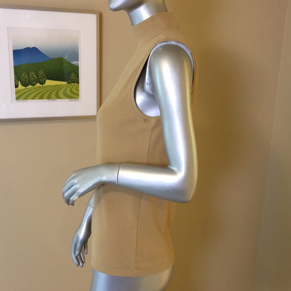 LOFT | Perfect Ribbed Mock Neck Tank Top - Picture 5 of 10